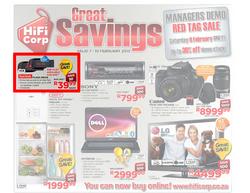 HiFi Corp : Great Savings (7 Feb - 10 Feb 2013), page 1