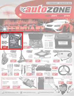 Autozone : Fired Up for February (11 Feb - 8 Mar 2013), page 1