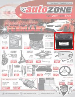 Autozone : Fired Up for February (11 Feb - 8 Mar 2013), page 1