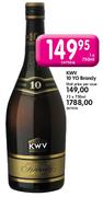 KWV 10 Yo Brandy-12 x 750ml
