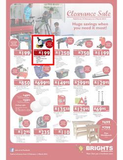 Brights Hardware : Clearance Sale (15 Feb - 2 Mar 2013), page 1