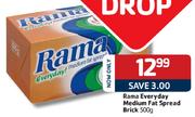 Rama Everyday Medium Fat Spread Brick-500gm