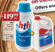 Hth Granular Chlorine-4kg + Comes with a HTH easy acid-3Ltr