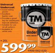 TM TradeMark Universal Undercoat-20L