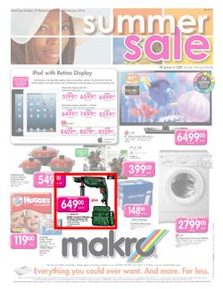 Makro : Summer Sale (19 Feb - 25 Feb 2013), page 1