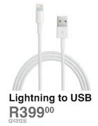 Apple Lightning To USB