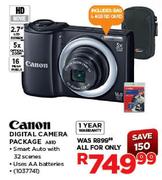 Canon Digital Camera Package(A810)
