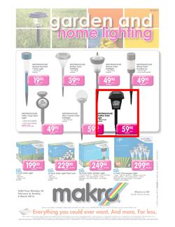 Makro : Garden & Home Lighting (25 Feb - 3 Mar 2013), page 1