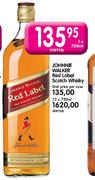 Johnne Walker Red Label Scotch Whisky-12 x 750ml