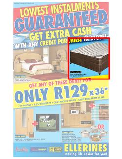 Ellerines : Lowest Instalments Guaranteed (22 Feb - 21 Mar 2013), page 1