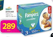 Pampers Active Baby Maxi Plus 120's
