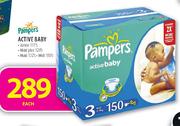 Pampers Active Baby Midi 150's