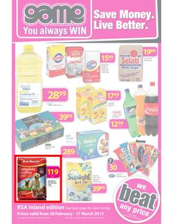 Game Inland : Save Money Live Better (28 Feb - 17 Mar 2013), page 1