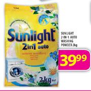 Sunlight 2-In-1 Auto Washing Powder - 2kg