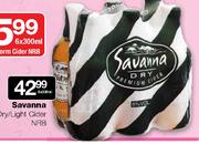 Savanna Dry/Light Cider NRB-6x330ml