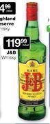 J & B Whisky-750ml