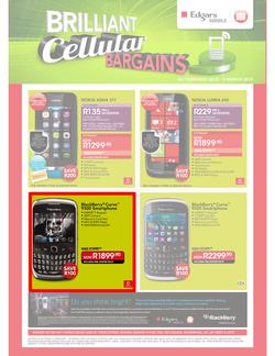 Edgars : Brilliant Cellular Bargains (24 Feb - 9 Mar 2013), page 1