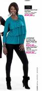 Legend Ladies Long Sleeve Tiered Top