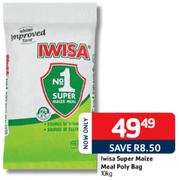 Iwisa Super Maize Meal Poly Bag-10Kg Each