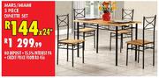 Mars/Miami 5 Piece Dinette Set