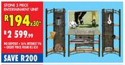 Stone 3 Piece Entertainment Unit