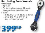 Worksman Ratcheting Bone Wrench