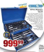 Worksman 88 Piece Mechanic's Tool Set