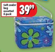 Soft Cooler Bag Assorted 6-Pack