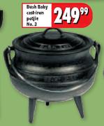 Bush Baby Cast-Iron Potjie No.3