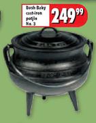 Bush Baby Cast-Iron Potjie No.3