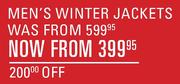 Men's Winter Jackets-Each