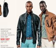 Men's Stone Harbour And JX. Faux Leather Jackets-Each