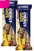 USN Energy Pro Bar Banana And Fudge, Oatmeal And Raisin, Yoghurt Bar Berry Or Yoghurt Bar Nut-20X35g