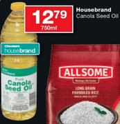 Housebrand Canola Seed Oil-750Ml