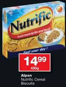 Alpen Nutrific Cereal Biscuits-450G