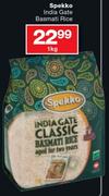 Spekko India Gate Basmati Rice-1Kg