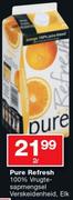 Pure Refresh 100% Vrugtesapmengsel Verskeidenheid-2L Elk