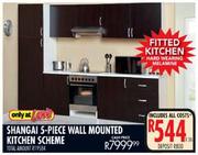 Shangai 5-Piece Wall Mounted Kitchen Scheme