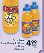 Brookes Oros Ready-To-Drink Fruit Drink Assorted-300ml Each