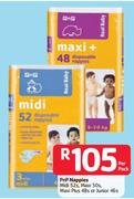 PnP Nappies Midi-52s Per Pack
