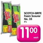 Scotch-Brite Foam Scourer No.35-4's Pack