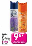 Glade Air Freshener(All Variants)-6x180ml