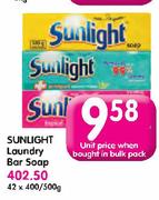 Sunlight Laundry Bar Soap-42x400/500