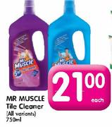 Mr Muscle Tile Cleaner(All Variants)-750ml Each