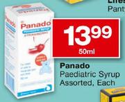 Panado Paediatric Syrup Syrup-50ml Each
