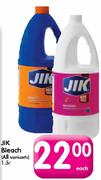 Jik Bleach (All Variants)-1.5L Each