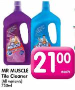 Mr Muscle Tile Cleaner (All Variants)-750ml Each