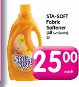 Sta-Soft Fabric Softener(All Variants)-2L