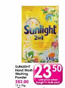 Sunlight Hand Wash Washing Powder-12 x 1Kg