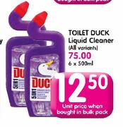 Toilet Duck Liquid Cleaner(All variants)-500ml Each